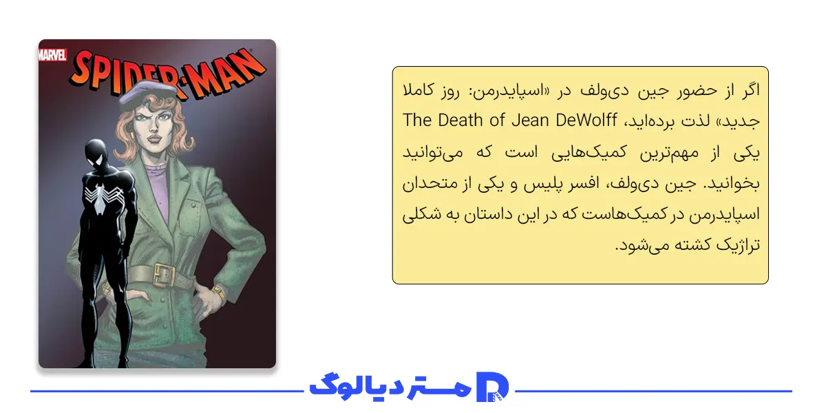کمیک The Death of Jean DeWolff