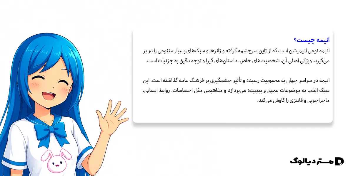 انیمه چیست به زبان ساده